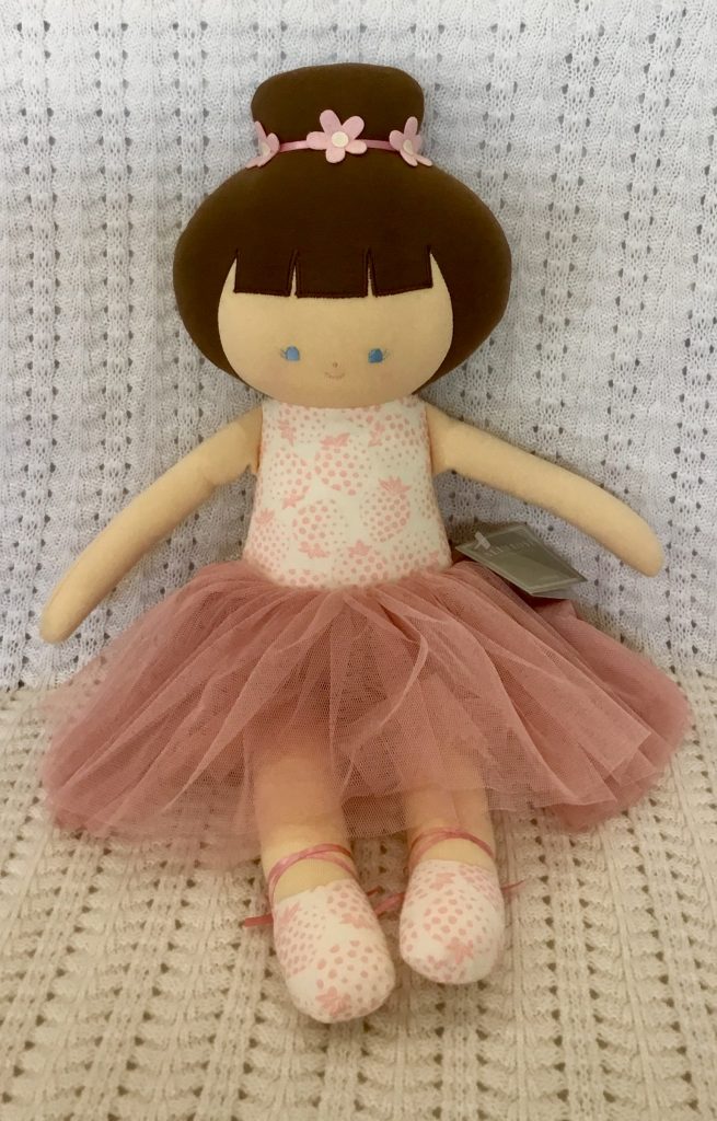 Alimrose Ballerina Strawberries Ivory doll – Parthenon Emporium