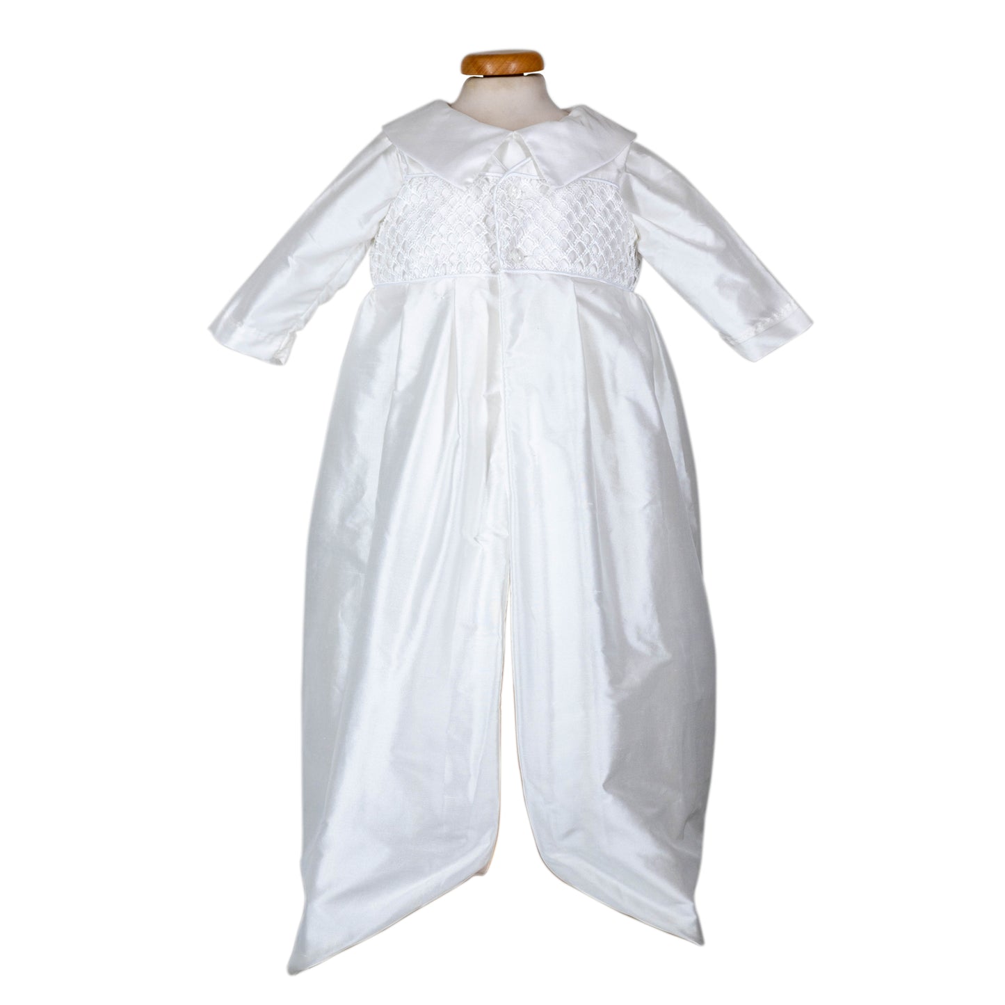 Marco BC White Silk Romper & Cape