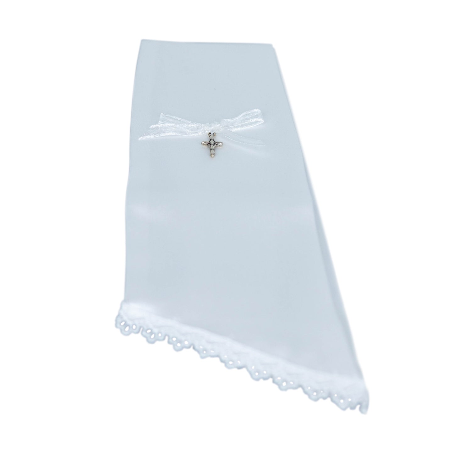 White Satin Stole