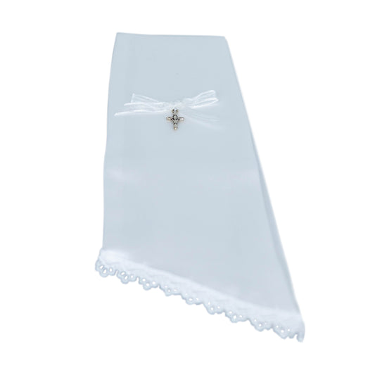 White Satin Stole