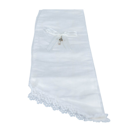White Silk Stole