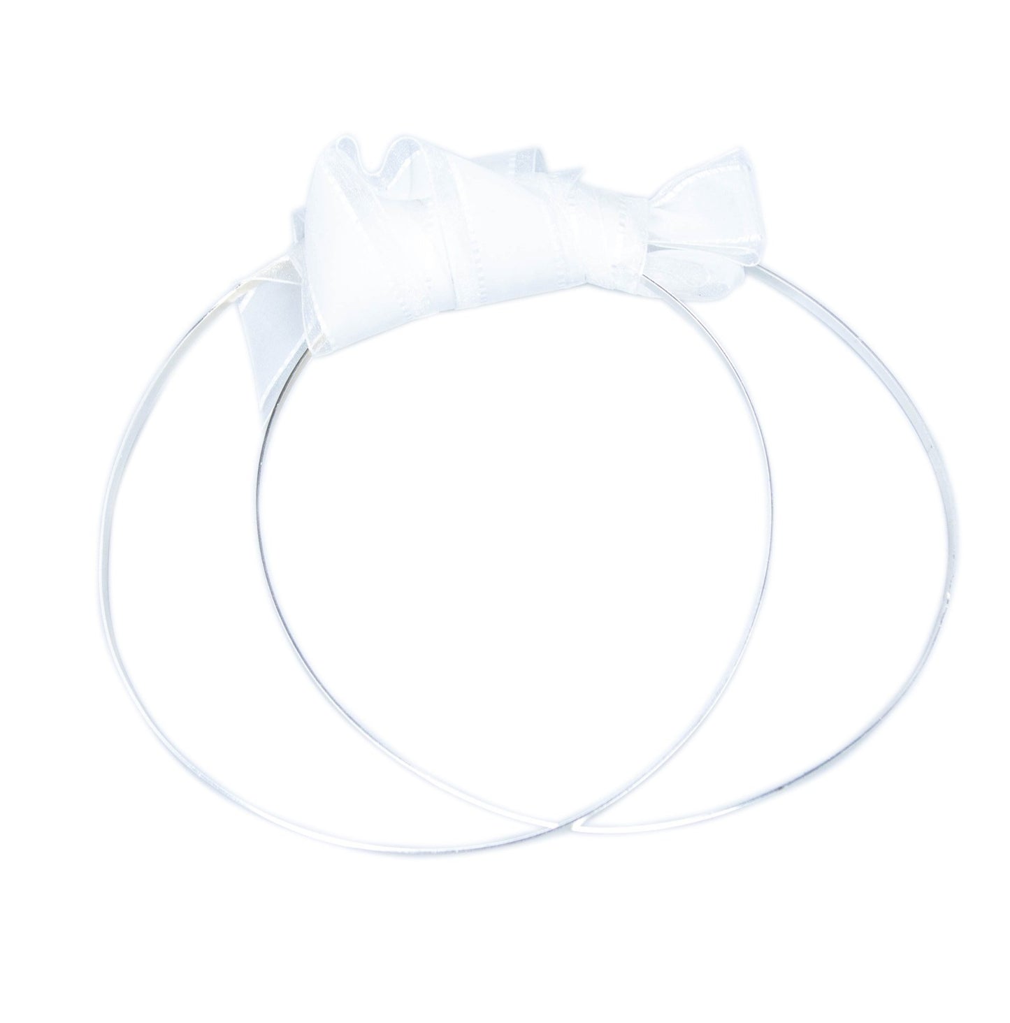 Stefana Wedding Crown Silver Plain Band