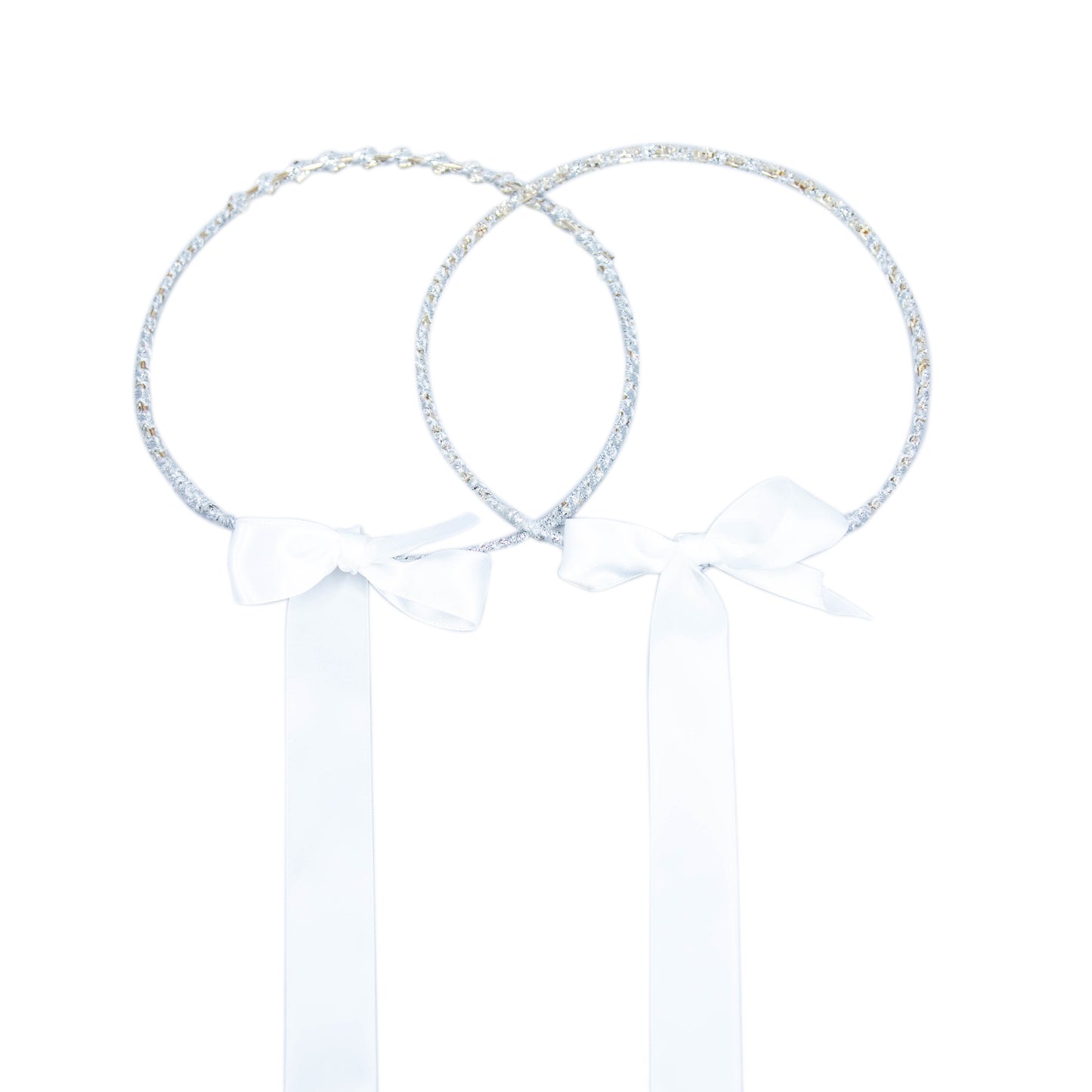 Stefana Wedding Crowns Silver Band Diamanté