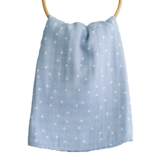 Alimrose Muslin Swaddle Starry Night Blue