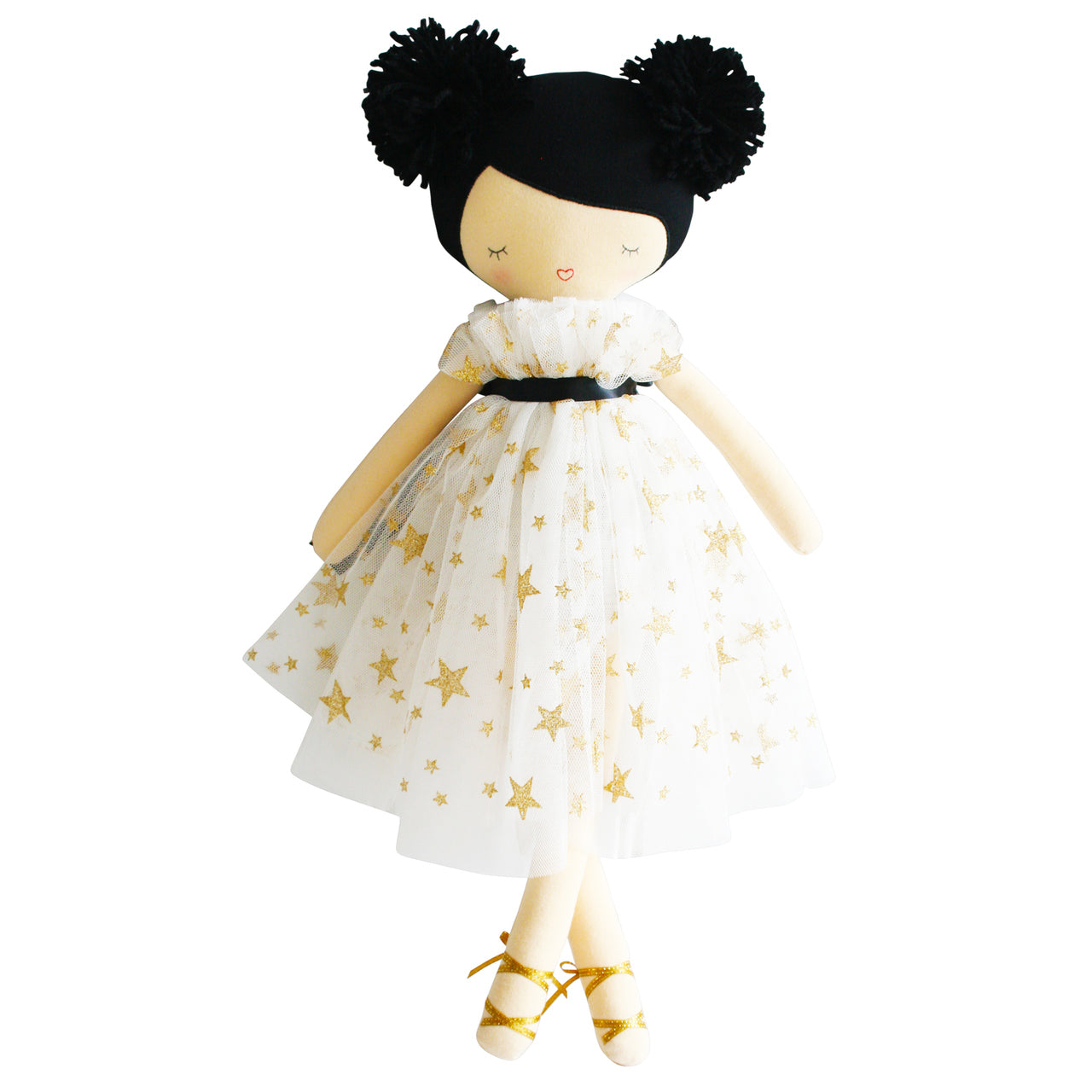 Alimrose Iris Pom Pom Doll 48cm Gold Star