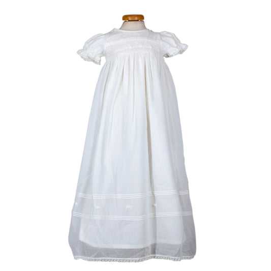 Smocked Cotton Gown