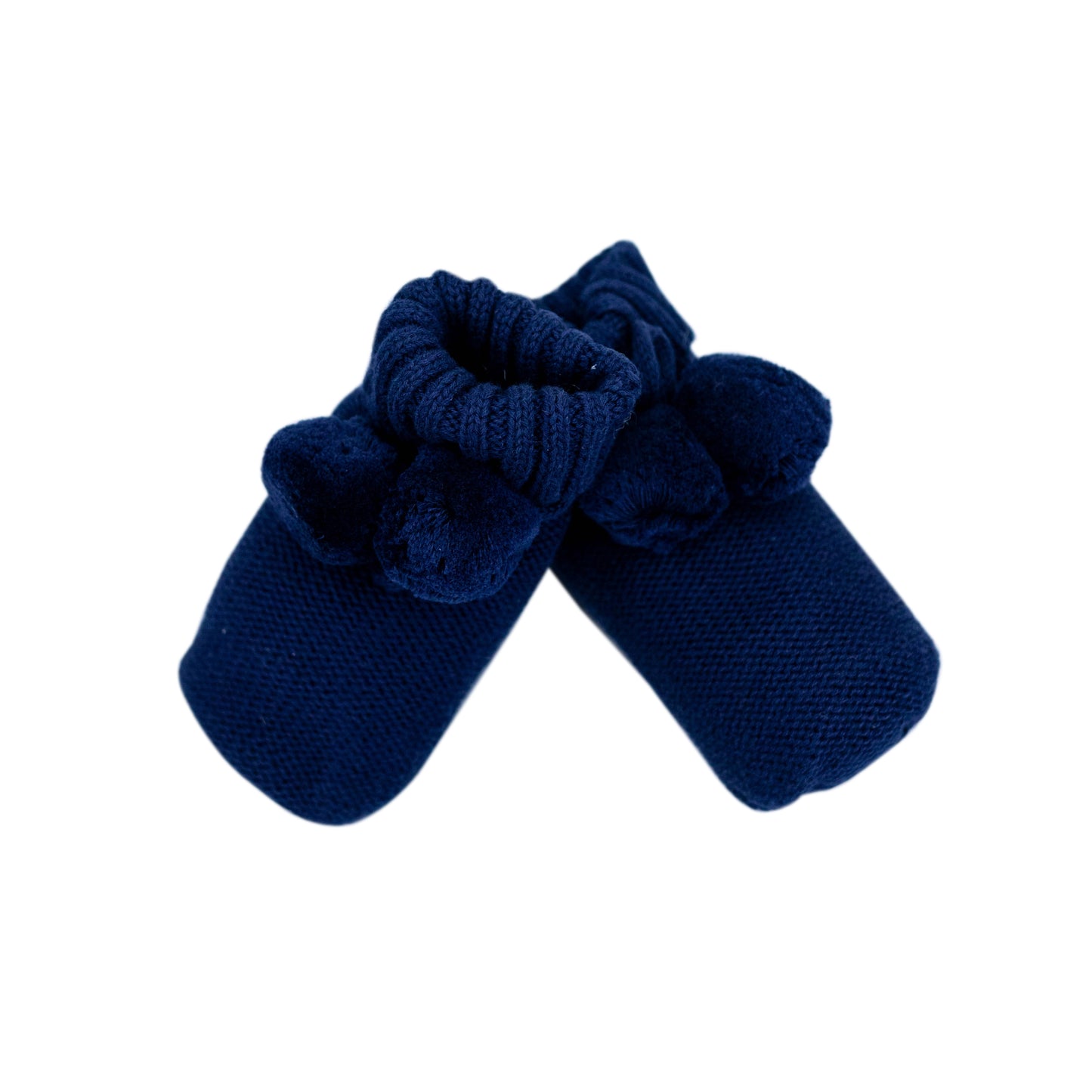 Knitted Booties Navy